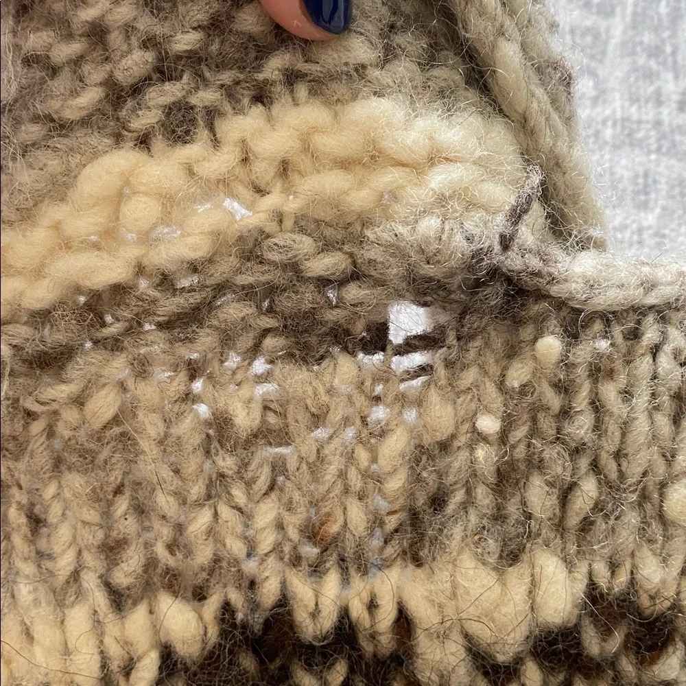 Vintage 1950s/1960s Wool Cowichan Sweater